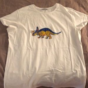 Zara Dino Sequin Tee